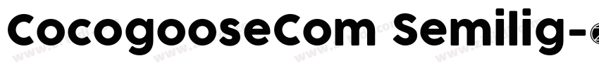 CocogooseCom Semilig字体转换